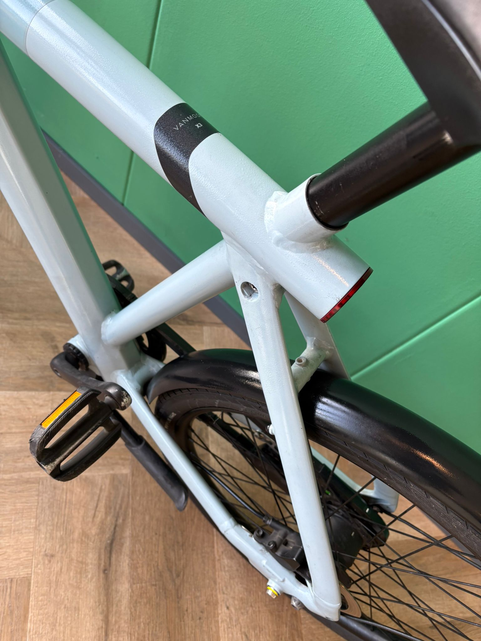 VanMoof X3, blauw, mooie staat, met garantie en gratis thuisbezorgd. - Image 3