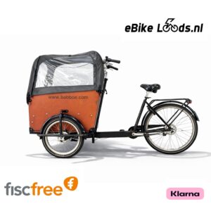 Babboe Big Cargo, 2023, met regenhuif, gratis thuisbezorgd