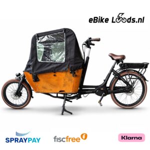 Vogue E-bakfiets Carry (2023) met regenhuif, inclusief gratis bezorgen