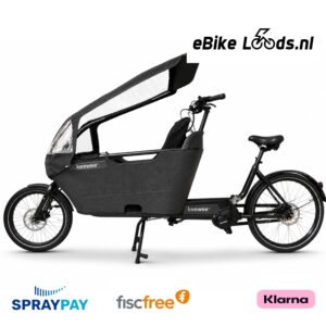 Nagelnieuwe Keewee electrische bakfiets (68 km op de klok), deze wil je! Gratis thuisbezorgd.