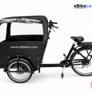 Babboe Big-E | Elektrische Bakfiets | 2.300 km Inclusief regenhuif en bezorging